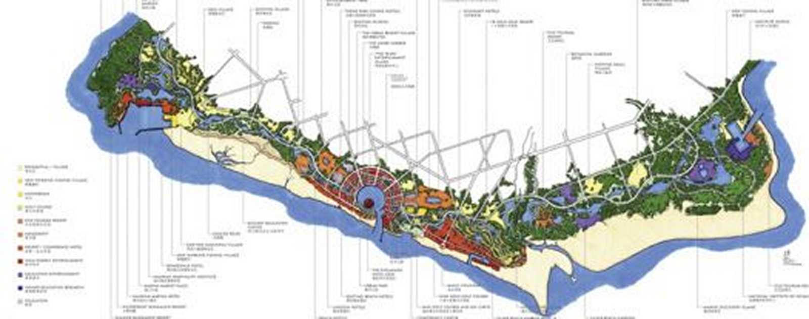 Behai Silver Resort Master Plan Site Architect Beihai Silver Beach Resort Studio Red Architects